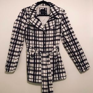 Faded Glory Plaid Rain Jacket